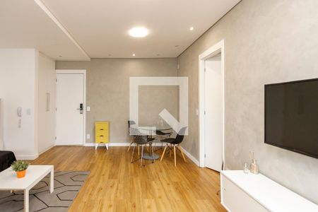 Sala de apartamento para alugar com 1 quarto, 48m² em Vila Gertrudes, São Paulo