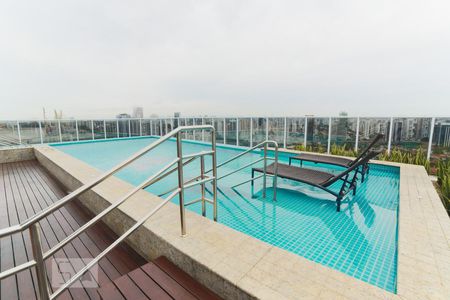 Piscina - Condomínio de apartamento para alugar com 1 quarto, 48m² em Vila Gertrudes, São Paulo