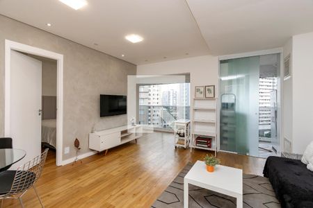 Sala de apartamento para alugar com 1 quarto, 48m² em Vila Gertrudes, São Paulo