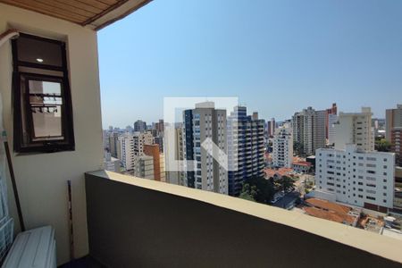 Varanda da Sala de apartamento à venda com 1 quarto, 47m² em Cambuí, Campinas