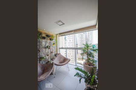 VARANDA de apartamento para alugar com 3 quartos, 93m² em Vila da Serra, Nova Lima