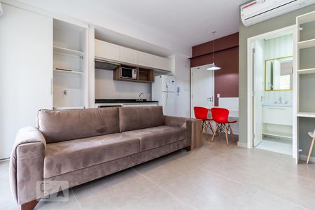 Sala de kitnet/studio para alugar com 1 quarto, 49m² em Tamboré, Santana de Parnaíba