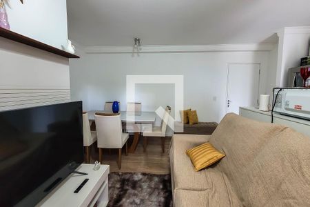 sala de estar/jantar de apartamento para alugar com 2 quartos, 52m² em Jardim Celeste, São Paulo