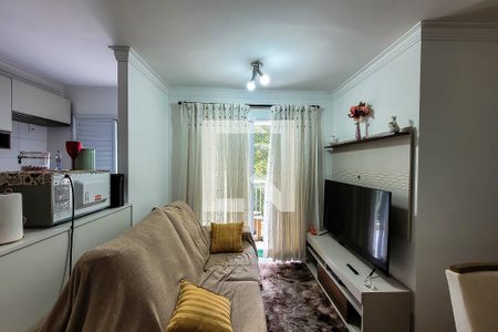 Detalhe sala de estar de apartamento para alugar com 2 quartos, 52m² em Jardim Celeste, São Paulo