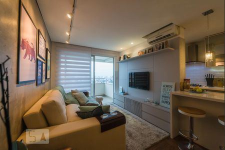 Sala de apartamento para alugar com 2 quartos, 70m² em Capoeiras, Florianópolis