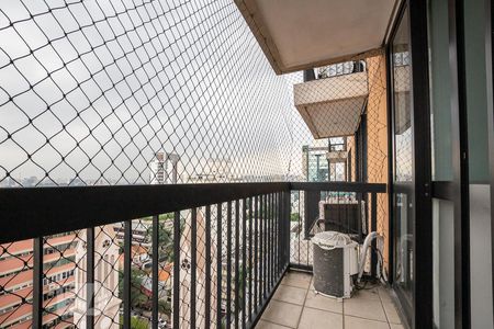 Varanda VIsta de apartamento para alugar com 1 quarto, 43m² em Vila Clementino, São Paulo