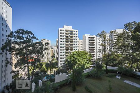 Vista da Sala de apartamento para alugar com 1 quarto, 48m² em Vila Andrade, São Paulo