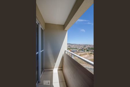 Varanda da Sala de apartamento para alugar com 3 quartos, 82m² em Estrela do Oriente, Belo Horizonte