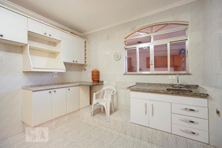 Cozinha de casa para alugar com 1 quarto, 80m² em Chácara Santo Antônio (zona Leste), São Paulo