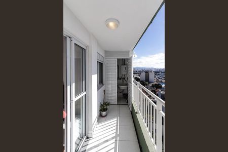varanda de apartamento para alugar com 1 quarto, 35m² em Brás, São Paulo