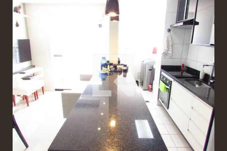 Sala/Cozinha de apartamento para alugar com 2 quartos, 47m² em Vila Andrade, São Paulo
