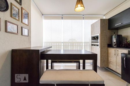 Varanda Gourmet  de apartamento à venda com 3 quartos, 83m² em Vila Prudente, São Paulo