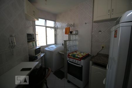 Cozinha de apartamento à venda com 1 quarto, 49m² em Curicica - Jacarepaguá, Rio de Janeiro