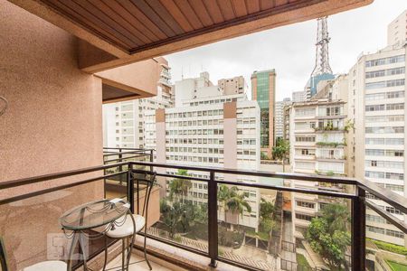 Sacada de apartamento para alugar com 1 quarto, 45m² em Jardim Paulista, São Paulo