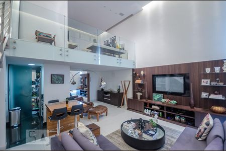 SALA de kitnet/studio para alugar com 1 quarto, 90m² em Belvedere, Belo Horizonte