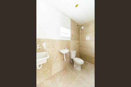 Banheiro de kitnet/studio para alugar com 1 quarto, 20m² em Planalto, São Bernardo do Campo
