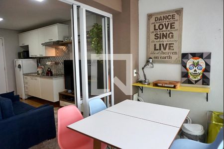 Varanda de kitnet/studio para alugar com 1 quarto, 35m² em Jardim Aeroporto, São Paulo