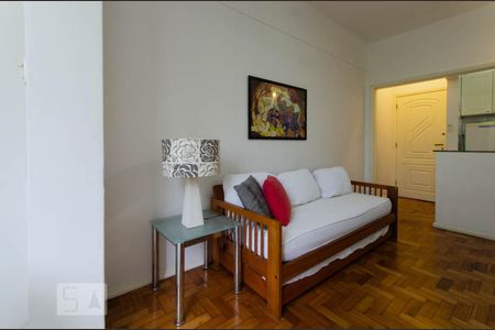 Sala de apartamento para alugar com 1 quarto, 45m² em Ipanema, Rio de Janeiro