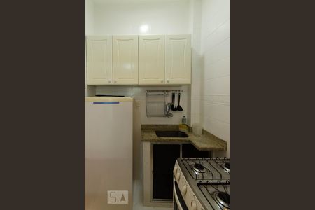 Cozinha americana de apartamento para alugar com 1 quarto, 45m² em Ipanema, Rio de Janeiro