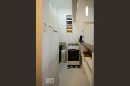 Cozinha americana de apartamento para alugar com 1 quarto, 45m² em Ipanema, Rio de Janeiro