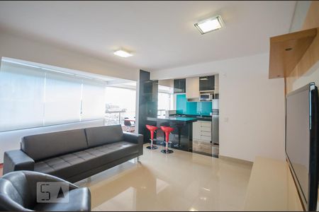 Sala de apartamento para alugar com 2 quartos, 70m² em Vila da Serra, Nova Lima