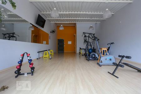 Área comum - Academia de kitnet/studio para alugar com 1 quarto, 50m² em Centro, São Paulo