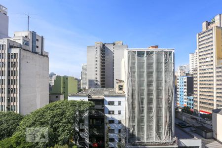 Vista do Studio de kitnet/studio para alugar com 1 quarto, 27m² em República, São Paulo