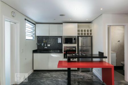 Cozinha de kitnet/studio para alugar com 1 quarto, 40m² em Vila Brasílio Machado, São Paulo