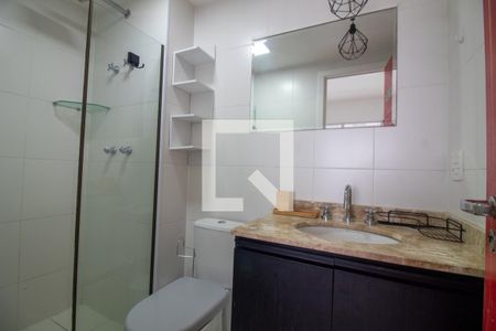 Banheiro de kitnet/studio para alugar com 1 quarto, 33m² em Brooklin Paulista, São Paulo