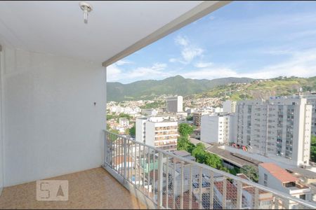 Varanda da Sala de apartamento à venda com 1 quarto, 74m² em Grajaú, Rio de Janeiro