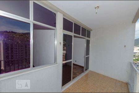 Varanda da Sala de apartamento à venda com 1 quarto, 74m² em Grajaú, Rio de Janeiro