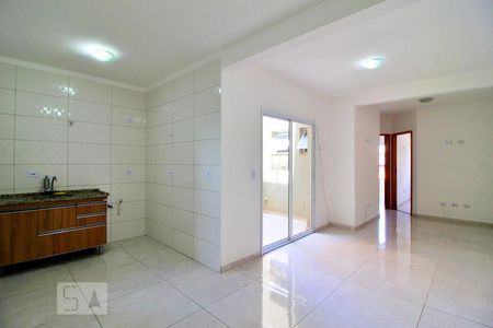 Sala/Cozinha de apartamento para alugar com 2 quartos, 70m² em Campestre, Santo André