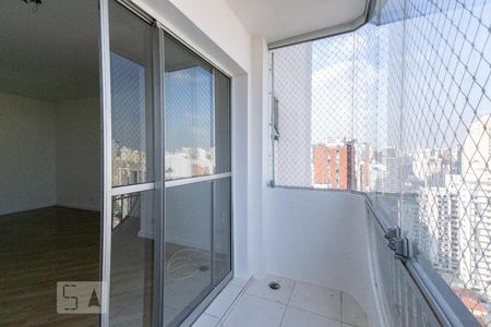 Varanda da Sala de apartamento à venda com 2 quartos, 63m² em Vila Nova Conceição, São Paulo