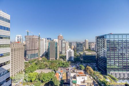 Vista da sala de apartamento à venda com 3 quartos, 133m² em Itaim Bibi, São Paulo