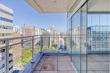 Varanda de apartamento à venda com 3 quartos, 133m² em Itaim Bibi, São Paulo