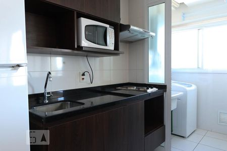 Cozinha de kitnet/studio para alugar com 1 quarto, 48m² em Centro, Jundiaí