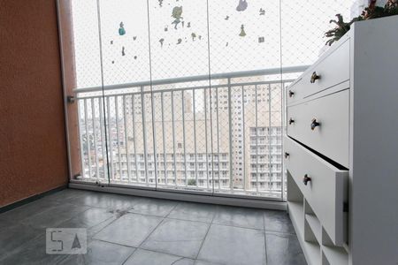 Varanda da Sala de apartamento para alugar com 2 quartos, 70m² em Jardim Prudência, São Paulo