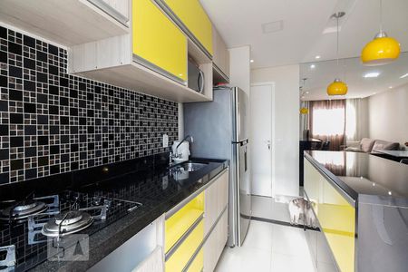 Cozinha  de apartamento à venda com 1 quarto, 36m² em Vila Prudente, São Paulo