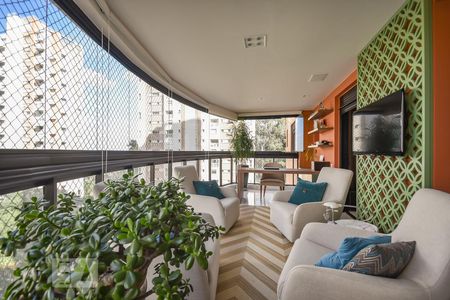 Varanda de apartamento à venda com 3 quartos, 160m² em Jardim Fonte do Morumbi, São Paulo