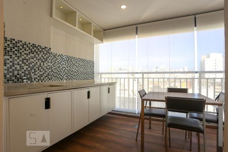 Varanda de kitnet/studio para alugar com 1 quarto, 43m² em Campos Elíseos, São Paulo