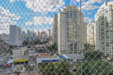 Vista varanda de apartamento à venda com 2 quartos, 62m² em Moema, São Paulo