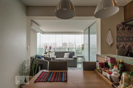 Sala de apartamento à venda com 1 quarto, 42m² em Cidade Monções, São Paulo