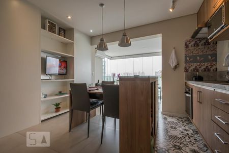 Sala de apartamento à venda com 1 quarto, 42m² em Cidade Monções, São Paulo