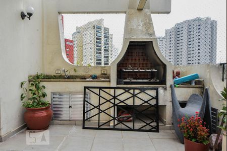 Varanda Gourmet de apartamento à venda com 4 quartos, 340m² em Vila Sofia, São Paulo