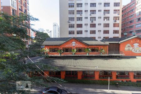 Vista - Sala de apartamento para alugar com 1 quarto, 74m² em Cerqueira César, São Paulo