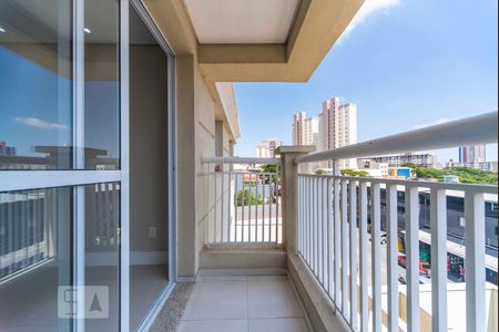 Varanda da Sala de apartamento para alugar com 3 quartos, 78m² em Vila Alzira, Santo André