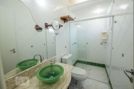 Detalhe do Banheiro da Suite de casa de condomínio para alugar com 3 quartos, 190m² em Morro do Espelho, São Leopoldo