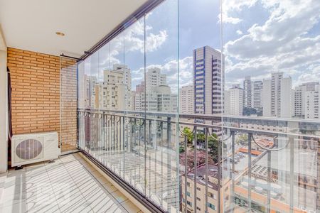 Varanda de kitnet/studio para alugar com 1 quarto, 48m² em Vila Nova Conceição, São Paulo