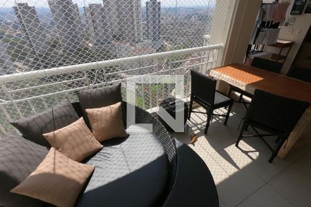 Varanda da Sala de apartamento à venda com 3 quartos, 142m² em Vila Andrade, São Paulo