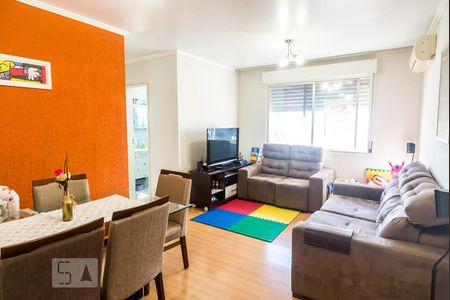 Sala de apartamento à venda com 2 quartos, 63m² em São Sebastião, Porto Alegre